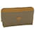GUCCI Micro GG Supreme Clutch Bag PVC Leather Beige 014 58 0198 Auth th4358  ref.1172881
