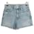 Mother Rascal a coupé le short Drinks By The Pool Wash Jean Bleu  ref.1172938