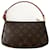 Louis Vuitton Sacos de embreagem Castanho escuro Lona  ref.1173185