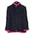 Chanel 12Una giacca con bottoni Gripore in tweed di seta nera Multicolore  ref.1173228