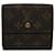 Louis Vuitton Porte Monnaie Credit Brown Cloth  ref.1173315