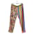 La Prestic Ouiston Pantaloni a gamba larga in seta Multicolore  ref.1173389