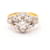 Autre Marque Belle-Époque-Goldring, Platin und Diamanten Weiß Golden  ref.1173621