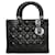 Lady Dior Dior Handbags Black Leather  ref.1173735