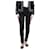 Ann Demeulemeester Black slim-leg suede trousers - size L Leather  ref.1173793