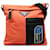 Saffiano Prada Orange Tessuto Crossbody Bag Nylon Cloth  ref.1173871