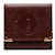 Cartier Red Must de Cartier Leather Coin Pouch Pony-style calfskin  ref.1173881