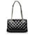 Chanel schwarze Lack-Ziegenleder-Schultertasche „Paris Salzburg CC“ mit Ösen Lackleder  ref.1173892