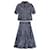Chanel Runway Camellias Denim Suit Navy blue  ref.1173920