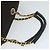 Borsa Boston PRADA in nylon con catena, marrone e oro, autentica bs10311 D'oro - vista 7