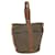 Hermès HERMES Sakso Hand Bag Canvas Brown Auth bs10553 Cloth  ref.1174112