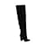 Saint Laurent Velvet boots Black  ref.1174136