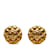 Goldene Chanel CC-Ohrclips Vergoldet  ref.1174472