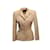 Autre Marque Vintage Tan Omo Norma Kamali Wool Blazer Size US 6 Camel  ref.1174549