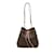 Brown Louis Vuitton Damier Ebene NeoNoe MM Bucket Bag Leather  ref.1174586