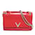 Borsa a tracolla Louis Vuitton Monogram Cuir Plume Ecume Very Chain rossa Rosso Pelle  ref.1174617
