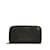 Schwarze Gucci-Geldbörse aus Leder mit ineinandergreifendem G-Reißverschluss  ref.1174648