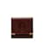 Petit portefeuille rouge Cartier Must de Cartier Cuir  ref.1174659