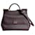 Dolce & Gabbana Sicily Grande bag in burgundy dauphine leather Purple  ref.1174793