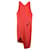 Thierry Mugler Mugler Cutout Asymmetric Dress in Orange Viscose Polyester  ref.1174797
