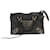 Balenciaga Metallic Edge Nano City Bag in Black Leather  ref.1174814