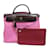 Hermès Toile Herbag 31 Pink Cloth Pony-style calfskin  ref.1174888