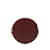 Bolsa de moedas redonda de couro Must De Cartier Vermelho  ref.1174934