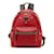MCM Visetos Odeon Stark Backpack Red Cloth  ref.1174943