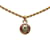 Dior Rhinestone Pendant Necklace Golden Metal  ref.1174944