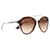 Prada Brown Round Tinted Sunglasses Plastic Resin  ref.1175159