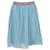 Tommy Hilfiger Womens Elastic Waistband Pleated Skirt Blue Polyester  ref.1175208