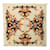 Dior Lenço de seda com padrão floral Marrom Algodão  ref.1175210