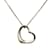 Tiffany & Co Halskette mit offenem Herzanhänger Silber Metall  ref.1175211
