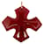 & Other Stories Glass Occitane Cross Pendant Red  ref.1175226