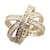 Cartier 18k Diamond Three Bangles Full Trinity Ring Silvery Metal  ref.1175231