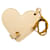Dior Charm para bolso de cuero con forma de corazón y espejo Blanco  ref.1175238