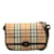 Burberry Haymarket Check Canvas Shoulder Bag Brown Cloth  ref.1175241