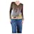 Etro Brown paisley v-neck sweater - size UK 12 Silk  ref.1175268