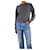 Theory Dark grey cashmere crewneck jumper - size UK 4  ref.1175274