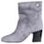 Chanel Grey suede boots - size EU 36.5  ref.1175281