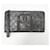 Chanel Bolso de mano CC con cadena de piel de becerro acolchada metalizada Negro Cuero  ref.1175331