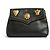 Christian Lacroix 1995Pochette gioiello in pelle nera da uomo