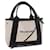 BALENCIAGA Hand Bag Canvas Black White 390346 Auth ep2535 Cloth  ref.1175435