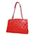 Chanel Shopping Red Leather  ref.1175542