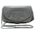 Chanel Half moon Silvery Leather  ref.1175686