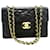Chanel Jumbo Black Leather  ref.1175692