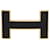 Hermès Accessoire HERMES Boucle seule / Belt buckle en Métal Noir - 101657  ref.1175761