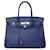 Hermès Bolsa HERMES BIRKIN 30 em couro azul - 101491  ref.1175764