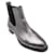 Autre Marque Rag & Bone Silver Metallic Pull-On Leather Ankle Boots Silvery  ref.1175785