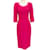 Autre Marque Dolce & Gabbana Robe en crêpe de soie rose vif  ref.1175789